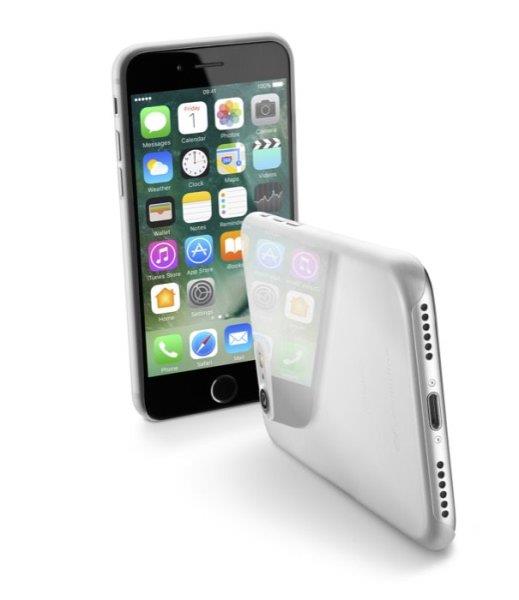 CELLULARLINE Custodia cover per iPhone 7 Cellular Line Zero in gomma ultra sottile trasparente